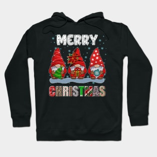 Merry Christmas Gnome Family Funny Xmas Tree Women Men Kids Hoodie